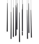 LED pendant lamps - Luces Exclusivas ELCHE Pendant LED 36W 2160lm 3000K matte black LE41622 - product 2