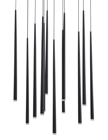 Luces Exclusivas ELCHE Pendant LED 36W 2160lm 3000K matte black LE41622 - product 2