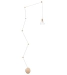 LED pendant lamps - Luces Exclusivas FRIAS Pendant LED 5W 250lm 3000K gold LE41629 - product 1