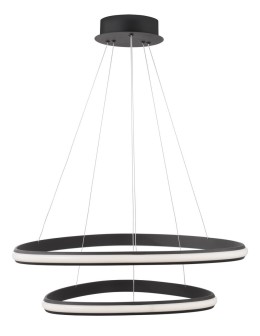 Luces Exclusivas FUNZA Wisząca LED 48W 2363lm 3000K Ściemnialna czarny mat LE41632
