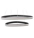 LED pendant lamps - Luces Exclusivas FUNZA Pendant LED 48W 2363lm 3000K Dimmable mat black LE41632 - product 2