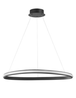 Luces Exclusivas FUNZA Wisząca LED 32W 1770lm 3000K Ściemnialna czarny mat LE41635