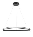 LED pendant lamps - Luces Exclusivas FUNZA LED Pendant 32W 1770lm 3000K Dimmable mat black LE41635 - product 2