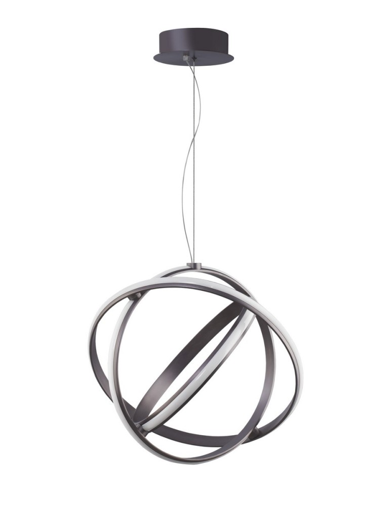 Designer pendant lamps - Luces Exclusivas GIJON Pendant LED 53W 2627lm 3000K Dimmable Black/Purple LE41636 - product kolory-swiatla.pl 1