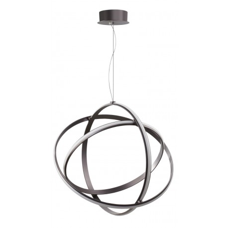 Luces Exclusivas GIJON Wisząca LED 63W 3043lm 3000K Ściemnialna czarny/fioletowy LE41637
