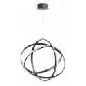 Luces Exclusivas GIJON Wisząca LED 63W 3043lm 3000K Ściemnialna czarny/fioletowy LE41637