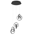LED pendant lamps - Luces Exclusivas GIRON LED Pendant 43W 1895lm 3000K Dimmable matte black LE41639 - product 1