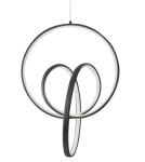 LED pendant lamps - Luces Exclusivas GIRON LED Pendant 43W 1895lm 3000K Dimmable matte black LE41640 - product 2