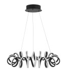Designer pendant lamps - Luces Exclusivas GODOY LED pendant 45W 3375lm 3000K matte black LE41641 - product 1