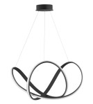LED pendant lamps - Luces Exclusivas GUIJO LED Pendant 50W 2158lm 3000K Dimmable mat black LE41645 - product 1