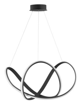 Luces Exclusivas GUIJO Wisząca LED 50W 2158lm 3000K Ściemnialna czarny mat LE41645