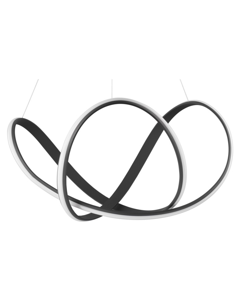 LED pendant lamps - Luces Exclusivas GUIJO LED Pendant 50W 2158lm 3000K Dimmable mat black LE41645 - product kolory-swiatla.pl 2