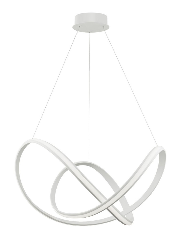 LED pendant lamps - Luces Exclusivas GUIJO LED Pendant 50W 2158lm 3000K Dimmable white mat LE41646 - product kolory-swiatla.pl 1