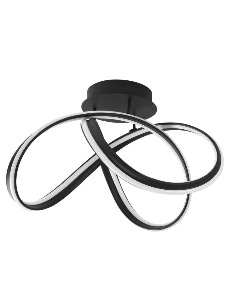 Ceiling lamps - Luces Exclusivas HANGA LED ceiling 60W 4746lm 3000K Dimmable mat black LE41649 - product kolory-swiatla.pl 1