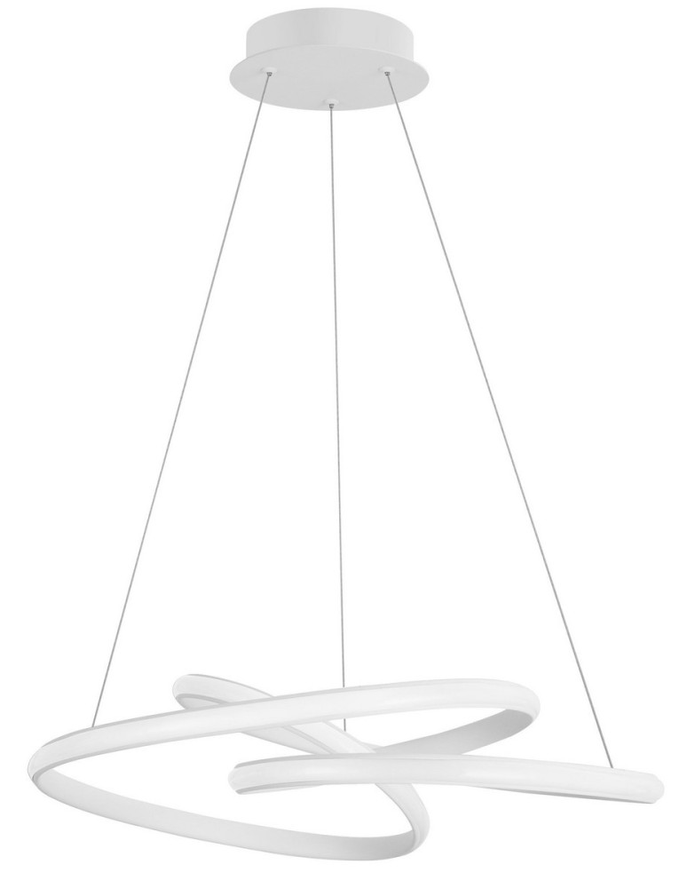 LED pendant lamps - Luces Exclusivas IBIZA LED Pendant 43W 3013lm 3000K Dimmable white mat LE41652 - product kolory-swiatla.pl 1