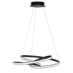 Luces Exclusivas IBIZA Wisząca LED 43W 3013lm 3000K Ściemnialna czarny mat LE41653