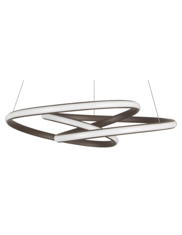 Luces Exclusivas IBIZA Wisząca LED 43W 3013lm 3000K Ściemnialna brązowy szczotkowany LE41654 - produkt 2