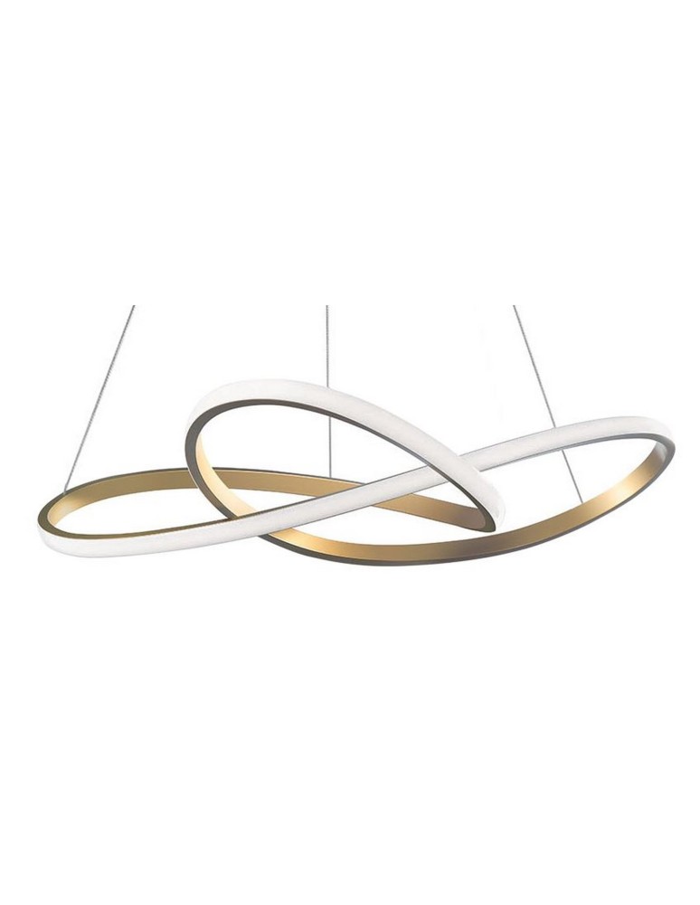 Designer pendant lamps - Luces Exclusivas JEREZ Pendant LED 53W 4081lm 3000K brushed gold LE41656 - product kolory-swiatla.pl 2