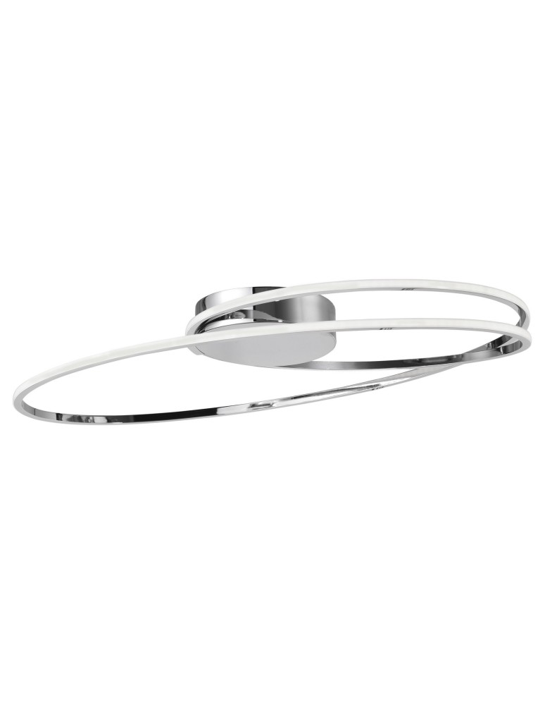Ceiling lamps - Luces Exclusivas LANUS LED ceiling light 28W 1950lm 3000K chrome LE41662 - product kolory-swiatla.pl 1