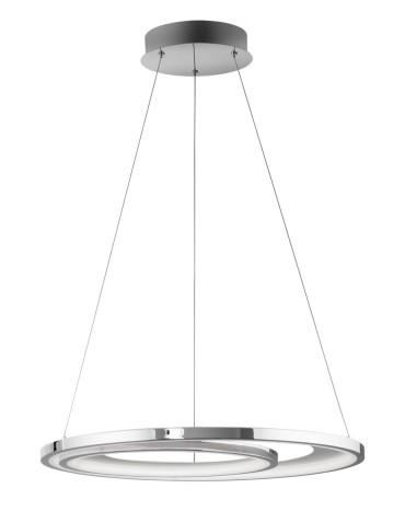 Luces Exclusivas LINEA Pendant LED 47W 2280lm 3000K Dimmable chrome LE41666