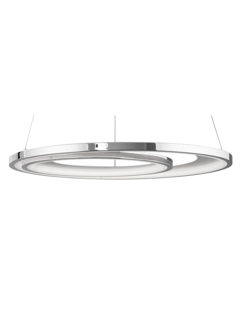 LED pendant lamps - Luces Exclusivas LINEA Pendant LED 47W 2280lm 3000K Dimmable chrome LE41666 - product kolory-swiatla.pl 2