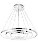 LED pendant lamps - Luces Exclusivas LOBOS Pendant LED 135W 8100lm 3000K chrome LE41669 - product 2
