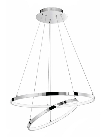 Luces Exclusivas LOBOS Wisząca LED 75W 4500lm 3000K chrom LE41670