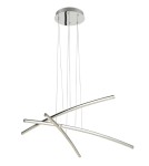 LED pendant lamps - Luces Exclusivas MERLO LED Pendant 38W 2650lm 3000K chrome LE41681 - product 1