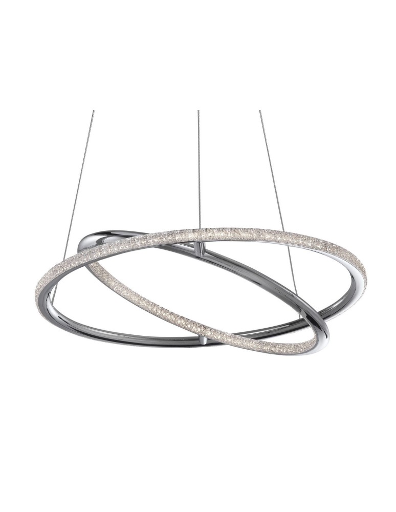 LED pendant lamps - Luces Exclusivas MIAMI LED Pendant 29W 2010lm 3000K chrome LE41684 - product kolory-swiatla.pl 2