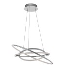 LED pendant lamps - Luces Exclusivas LANUS Pendant LED 55W 3900lm 3000K chrome LE41685 - product 1