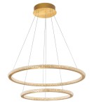LED pendant lamps - Luces Exclusivas MONTE LED Pendant 56W 3555lm 3000K Dimmable Gold LE41691 - product 1