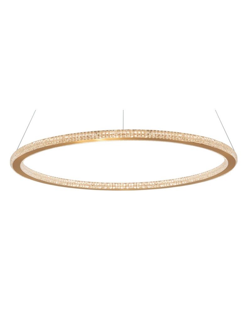 LED pendant lamps - Luces Exclusivas MONTE LED Pendant 48W 3264lm 3000K Dimmable Gold LE41695. - product kolory-swiatla.pl 2