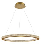 LED pendant lamps - Luces Exclusivas MONTT LED Pendant 80W 4452lm 3000K Dimmable antique brass LE41696 - product 1