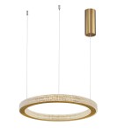 LED pendant lamps - Luces Exclusivas MONTT LED pendant 40W 2139lm 3000K dimmable antique brass LE41697 - product 1