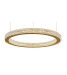 LED pendant lamps - Luces Exclusivas MONTT LED pendant 40W 2139lm 3000K dimmable antique brass LE41697 - product 2