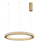 LED pendant lamps - Luces Exclusivas MONTT LED pendant 60W 3530lm 3000K dimmable antique brass LE41698 - product 1