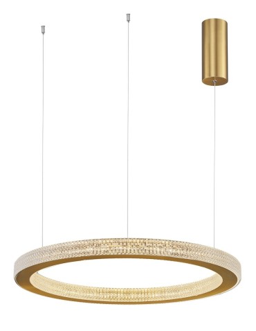 Luces Exclusivas MONTT LED pendant 60W 3530lm 3000K dimmable antique brass LE41698