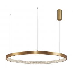 Luces Exclusivas MORON Wisząca LED 60W 4030lm 3000K Ściemnialna antyczny mosiądz LE41706