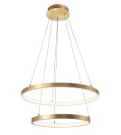 LED pendant lamps - Luces Exclusivas NUEVE LED pendant 65W 4650lm 3000K gold LE41707. - product 1