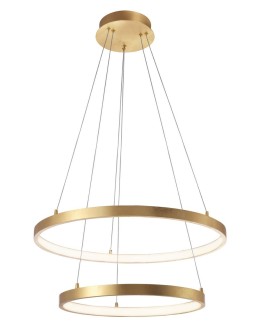 Luces Exclusivas NUEVE LED pendant 65W 4650lm 3000K gold LE41707.