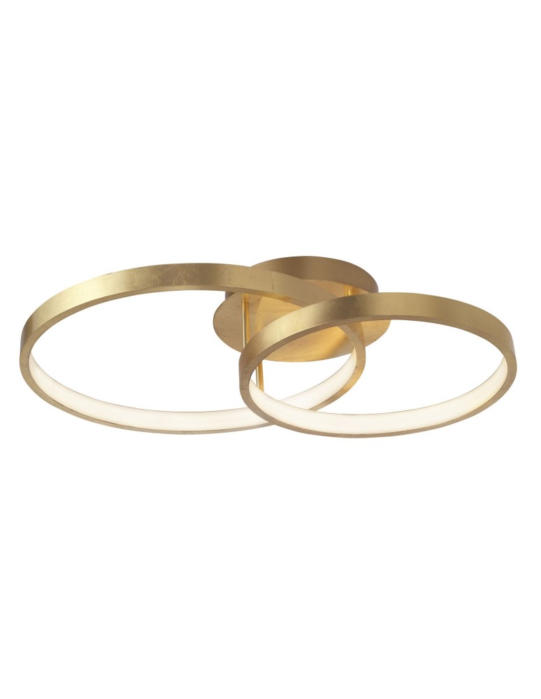 Modern ceiling lamps - Luces Exclusivas NUEVE LED ceiling 44W 2650lm 3000K gold LE41708. - product kolory-swiatla.pl 1