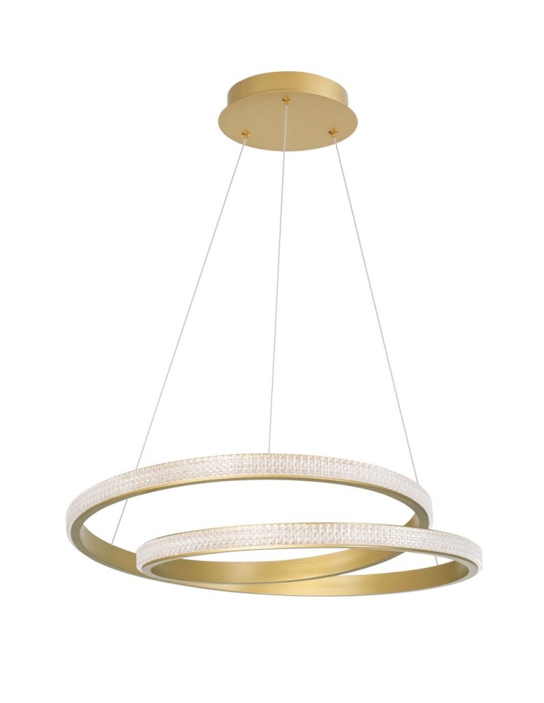 LED pendant lamps - Luces Exclusivas OBERA LED Pendant 25W 1900lm 3000K Dimmable Gold Matte LE41711 - product kolory-swiatla.pl 1