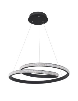 Luces Exclusivas OBERA Wisząca LED 25W 1900lm 3000K Ściemnialna czarny LE41713