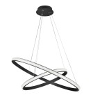 LED pendant lamps - Luces Exclusivas OCANA Pendant LED 45W 2737lm 3000K Dimmable mat black LE41715 - product 1