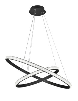 Luces Exclusivas OCANA Wisząca LED 45W 2737lm 3000K Ściemnialna czarny mat LE41715
