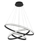 LED pendant lamps - Luces Exclusivas OCANA Pendant LED 62W 3586lm 3000K Dimmable mat black LE41716 - product 1