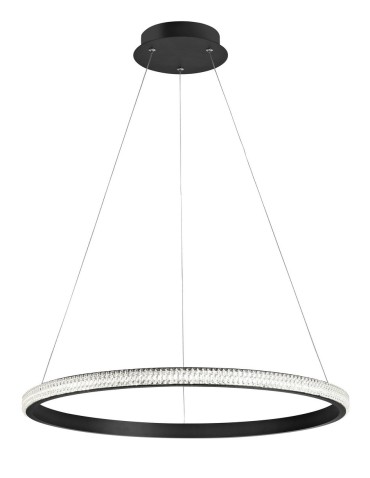 Luces Exclusivas OCANA Wisząca LED 29W 1684lm 3000K Ściemnialna czarny mat LE41717