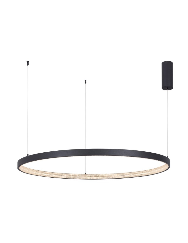 LED pendant lamps - Luces Exclusivas MORON Pendant LED 60W 4030lm 3000K Dimmable Black LE41721 - product kolory-swiatla.pl 1