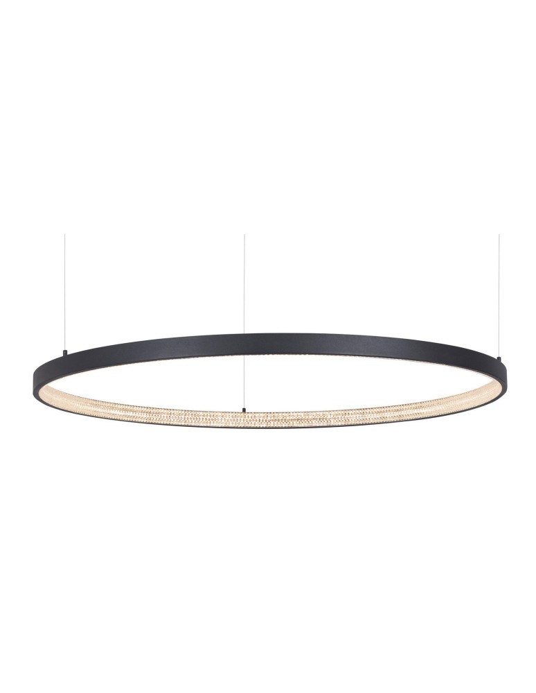 LED pendant lamps - Luces Exclusivas MORON Pendant LED 60W 4030lm 3000K Dimmable Black LE41721 - product kolory-swiatla.pl 2