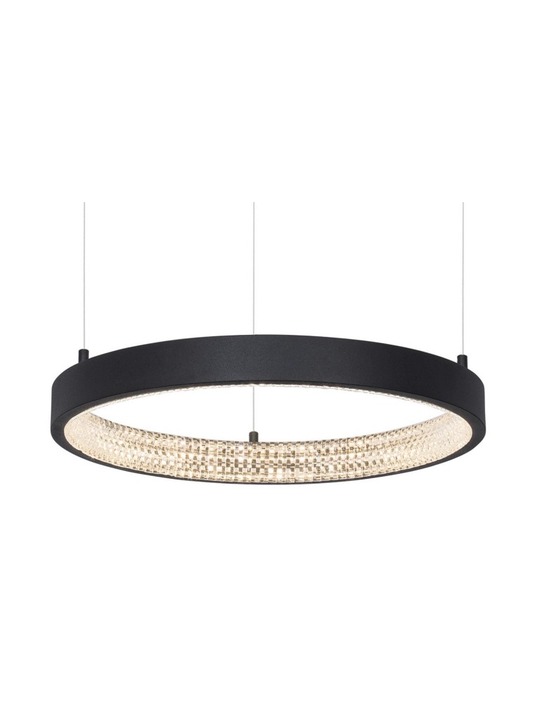 LED pendant lamps - Luces Exclusivas MORON LED Pendant 25W 1800lm 3000K Dimmable Black LE41722 - product kolory-swiatla.pl 2
